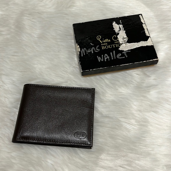 Pierre Cardin brown men's wallet and original box NWT - Picture 1 of 12